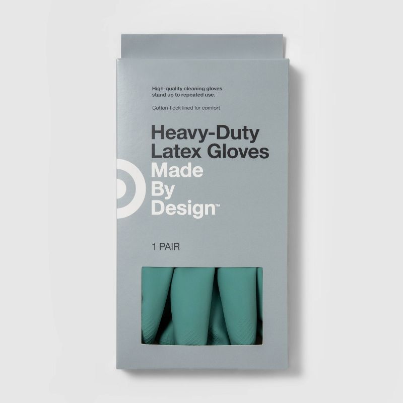 Heavy Duty Latex Reusable Gloves - Made By Design™, 1 of 8
