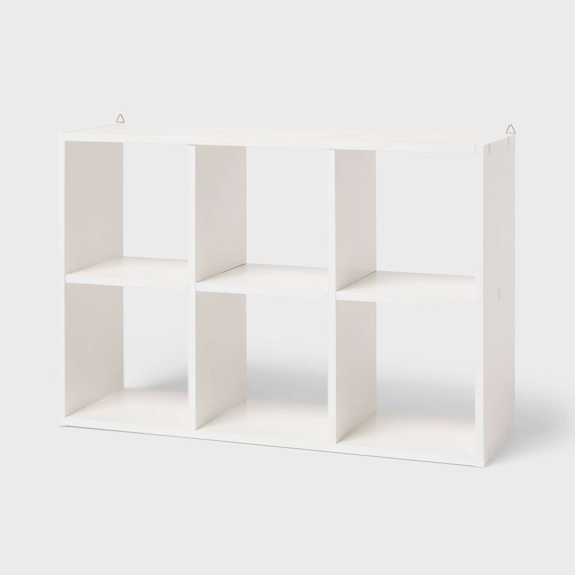 6" 6 Cube Mini Organizer White - Brightroom™