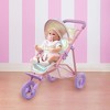 Olivia's Little World Doll Jogging-Style Pram, Iridescent/Pink/Purple - 3 of 4