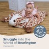 Bearington Baby Patches The Giraffe Tummy Time Mat, 30x30in Baby Playmat, Soft Plush Animal Blanket, Safari Baby Decor - 2 of 4
