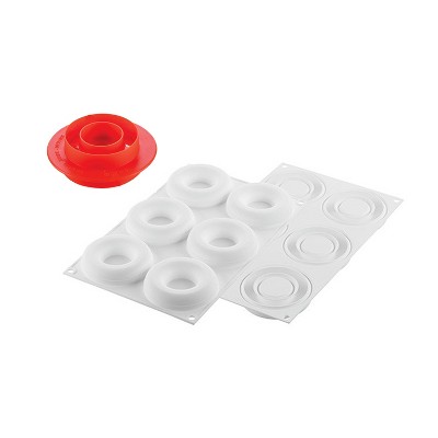 Silikomart Promise 65 Silicone Mold with 6 Cavities, Each 3.34 Inch Diameter x 0.78 Inch High