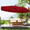 Tangkula 10FT Offset Hanging Umbrella Patio Cantilever Umbrella w/ Easy Tilt Adjustment - 4 of 4