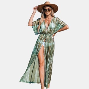 Women's Leopard Print Swim Cover-Up Dress -Cupshe - 1 of 4
