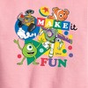 Boys' - Disney - Make It Fun Graphic Long Sleeve Fleece Sweatshirt - 2 of 4