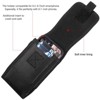 LUXMO Extra Large Vertical Universal Nylon Pouch w/ Card Slot - Black - 3 of 4