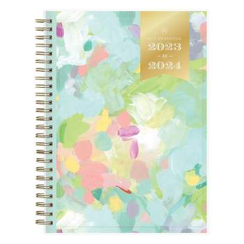 Day Designer 2023-24 Academic Planner with Notes Pages 5.875"x8.625" Weekly/Monthly Clear Pocket Cover Wirebound Monet