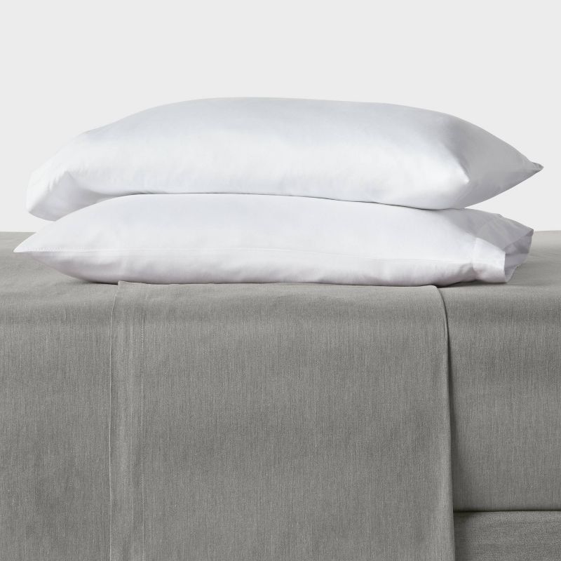 Cotton Blend Sateen Fitted Sheet - Room Essentials™, 3 of 6