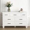 Dresser for Bedroom with 7 Drawers, Modern Chest of Drawers Closet with Metal Handle, Wooden Dresser Organizer, for Bedroom, Living Room - 3 of 4