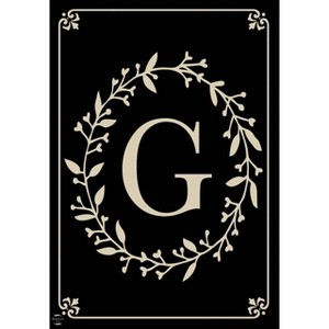 Briarwood Lane Classic Monogram Letter G House Flag Double-Sided 28" x 40" - 1 of 4