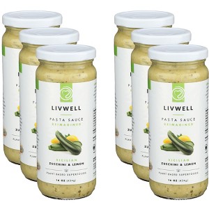 Livwell Foods Sauce Tuscan Sicilian Zucchini and Lemon - Case of 6 - 16 OZ - 1 of 4