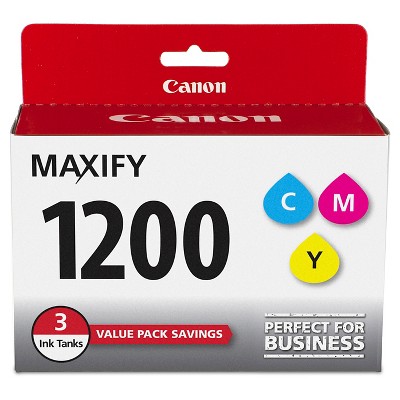 Canon 1200 C/M/Y 3pk Ink Cartridges - Cyan, Magenta, Yellow (9232B005)_0