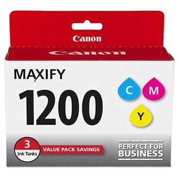 Canon 1200 C/M/Y 3pk Ink Cartridges - Cyan, Magenta, Yellow (9232B005)