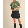 Women's Short Sleeve Bow Pattern Sweater - &merci - 4 of 4