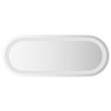vidaXL LED Bathroom Wall-mounted Mirror with Oval Shape and Integrated Light - Water-Resistant, User-friendly with Convenient USB Interface - 2 of 4