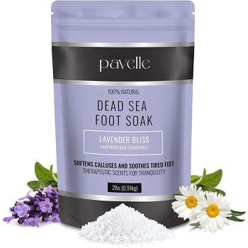 Pavelle Foot Soak Salts, Dead Sea Bath Salts - 2 Lbs. (32 oz)