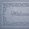 HomeRoots 18" X 30" Gray Scrollwork Border Welcome Outdoor Polypropylene Door Mat - 4 of 4