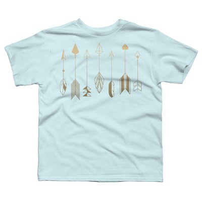 Boy's Design By Humans Be Brave Little Arrow (gold) By staceyroman T-Shirt