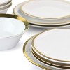 Gibson Home Premier Gold Fine Ceramic 12 Piece Dinnerware Set - 3 of 4