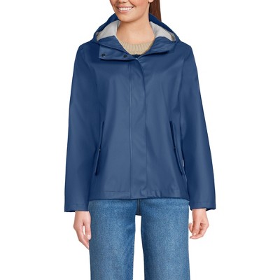 Lands' End Women's Squall Waterproof Rain Slicker Jacket