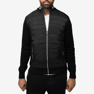 X RAY Men's Lightly Padded Hybrid Sweater Jacket : Target