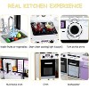 Kinder King Wooden Kids Play Kitchen, Toy Kitchen Playset for Toddler, Realistic Kitchen Set w/Lights & Sounds, Gift for Boys Girls Age 3+, Purple - 4 of 4