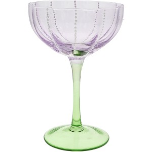 Pavilion Gift Company - Friend - 10 oz Stemmed Purple Glass - Drinkware - 1 of 1