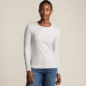 Lands' End Women's Cotton Rib T-shirt - 1 of 4