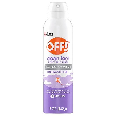 OFF! Clean Feel Mosquito Repellent Deet Free Bug Spray - 5oz