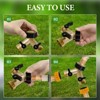 Infurnic Hose Valves and Connectors Garden Splitter 2 Way Heavy Duty, Hose Bib Splitter with 2 Extra Rubber Washers, Connectors Accessories, 2 Pack - 3 of 4