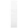 vidaXL Office Cabinet White Steel and tempered glass 35.4 x 15.7 x 70.9 in - 3 of 4