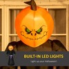 Hrinhom Halloween LED Yard Decor Reaper Ghost Pumpkin, Blow Up Inflatable Outdoor Decoration, Waterproof - 3 of 4