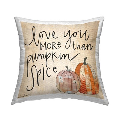 Stupell Industries Romantic Pumpkin Spice Phrase Patterned Gourds