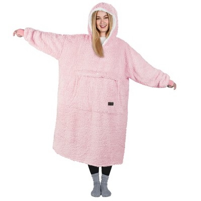 Ultra Long Fleece Blanket Hoodie Sweatshirt for Mens Womens, Full Body Warm Fuzzy Cozy Lounging Pullover, Adult Wearable Blanket, Gift - Catalonia