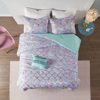  Daphne Metallic Printed Reversible Comforter Set