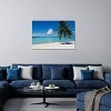 Palm Tree on The Beach Bora Bora Tahiti Print on Acrylic Glass by Panoramic Images - iCanvas - 3 of 4