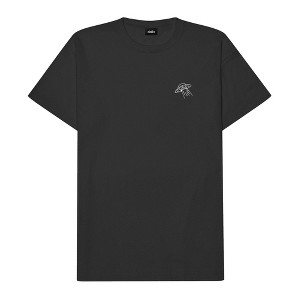 Dalix UFO Embroidered Cotton Relaxed Boxy Fit Short Sleeve Crewneck Tee Shirt Mens - 1 of 4