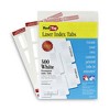 Redi-Tag Laser Printable Index Tabs, 1/5-Cut, White, 2" Wide, 300/Pack - 2 of 4