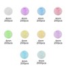 Unique Bargains 4mm Round Glass Beads for Bracelets for Making Bracelet Making DIY Crafts Mixed Color - 2 of 4