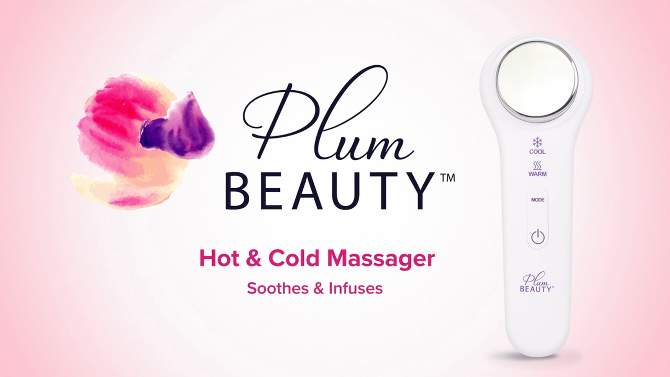 Plum Beauty Hot &#38; Cold Facial Massager - 1ct, 2 of 6, play video