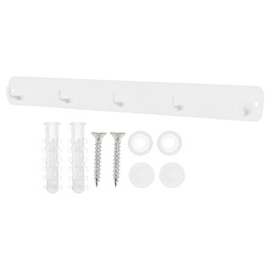 Unique Bargains Coat Hooks Wall Mount with Coat Hooks for Entryway Bathrooms - 1 of 4