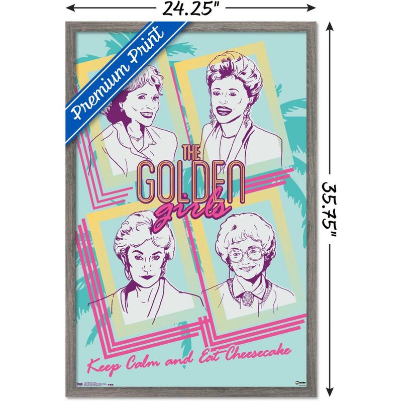 Trends International The Golden Girls - Group Framed Wall Poster Prints, 3 of 7