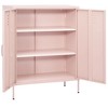Storage Cabinet Orange Steel Medium Storage Cabinet Rectangular vidaXL - 2 of 4