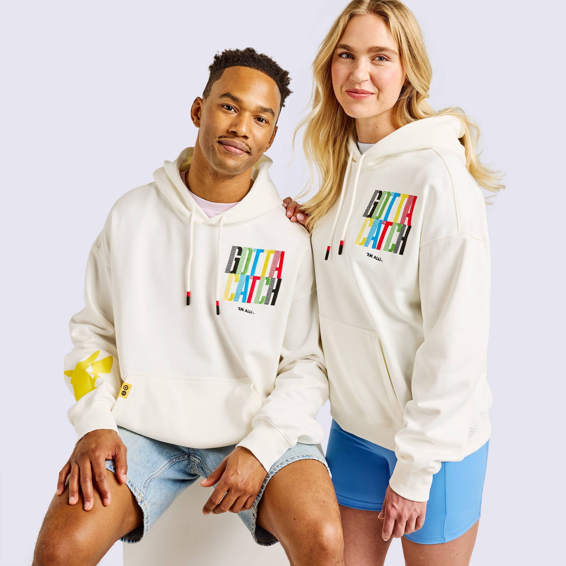 Adult Hooded Sweatshirt Cream -  Pokémon x Target L