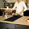 VEVOR Electric Cooktop, 2 Burners, 12'' Induction Stove Top, Built-in Magnetic Cooktop 3000W, 9 Heating Level Multifunctional Burner - 2 of 4
