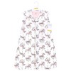 Hudson Baby Infant Girl Plush Faux Fur Sleeping Bag, Wearable Blanket, Carousel Horse - 2 of 2