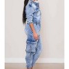 Women's Cargo Jumpsuit - Vibrant M.I.U - 2 of 4