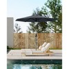 Patio Umbrella 10ft, Table Umbrella Outdoor Patio UV Protection with Crank Lift & Push Button Tilt, 8 Sturdy Ribs for Yard, Deck, Pool - 2 of 4