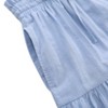 Girls' Tiered Midi Skirt with Drawstring Waist & Pockets, Flowy Ruffle Hem Skirt for Casual Wear - 4 of 4