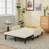 Okak Modern Small Convertible Sofa Couch with Side Pockets & USB Port,Comfy Loveseat Sleeper Sofa for Living Room,Apartment - 4 of 4