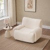 Mshliw Chenille Upholstered Armchair with Deep Seat, Single Sofa, Full Foam Cushion, Ergonomic Support and No-Assembly Design for Living Room - 2 of 4